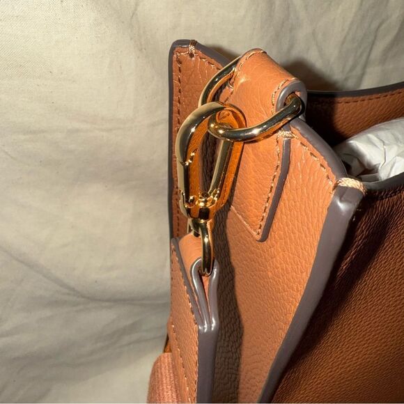 Tory Burch Thea Brown Leather Crossbody - Picture 2 of 14